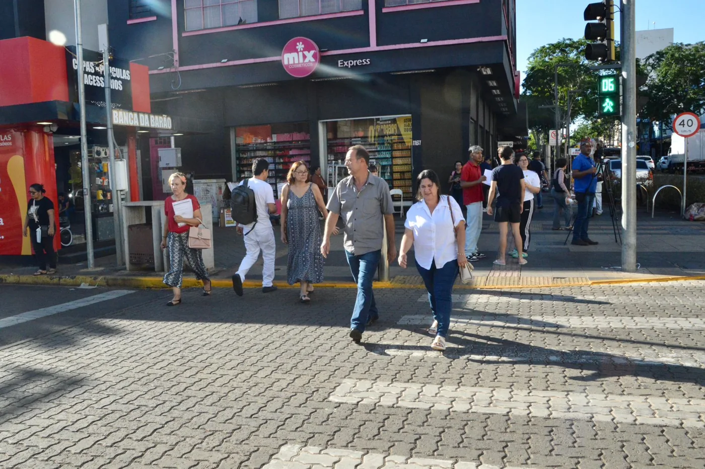 Rua 14 de Julho, em Campo Grande. Imagem de arquivo divulgada pela prefeitura.